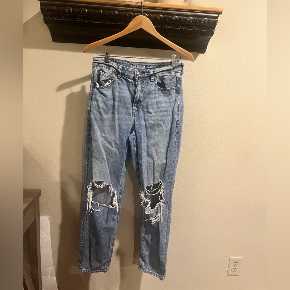 American Eagle Strigid Mom Jeans